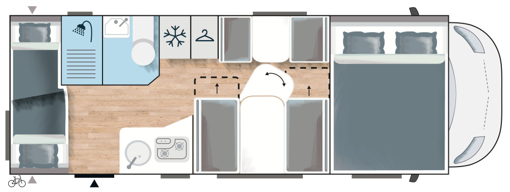 Motorhome floorplan